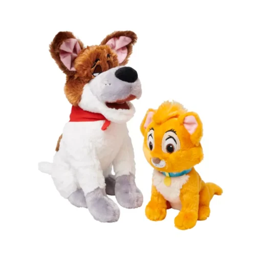 Oliver And Dodger Disney100 Medium Soft Toy Set, Oliver & Company