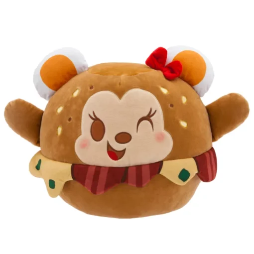 Minnie Mouse Bagel Sandwich Disney Munchlings Classic Couplings Medium Soft Toy