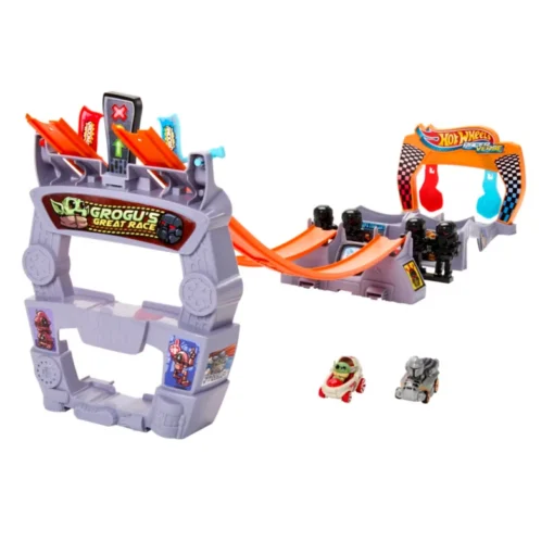 Mattel Hot Wheels RacerVerse Grogu's Great Race Track Set