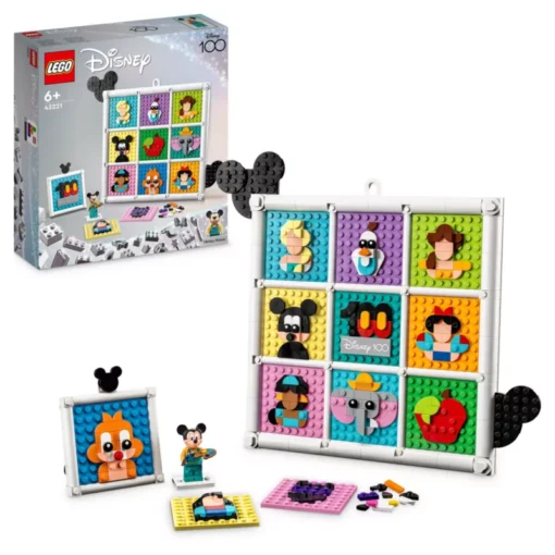 LEGO 100 Years Of Disney Animation Icons Wall Art Set