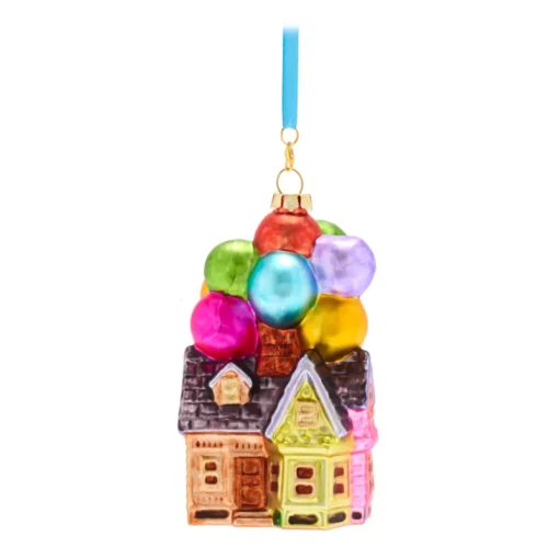 Up House Glass Sketchbook Ornament