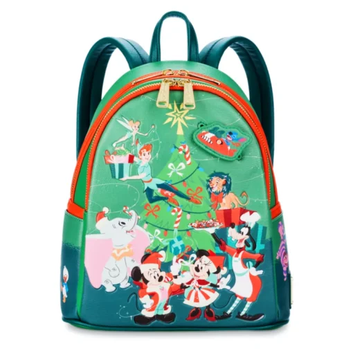 Loungefly Mickey And Friends Christmas Mini Backpack