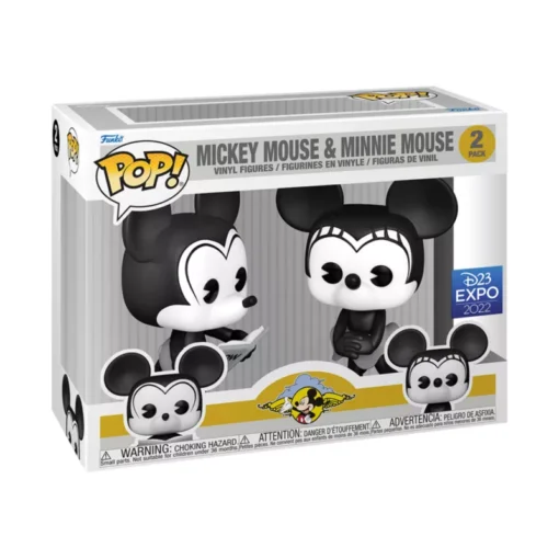 Funko Mickey And Minnie 'I Flew On The Mouse' Pop! Vinyl Figures