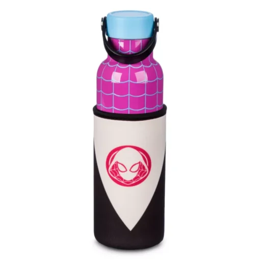 Ghost-Spider Stainless Steel Water Bottle With Sleeve, Spider-Man: Across The Spider-Verse