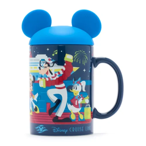 Disney Store Mickey And Friends Disney Cruise Line Mug With Lid