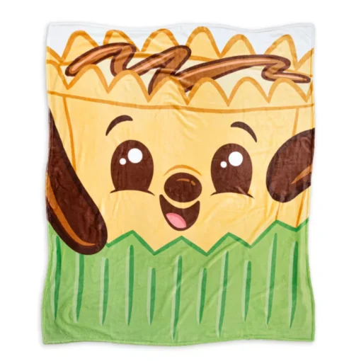 Disney Store Pluto Peanut Butter Swirl Cup Disney Munchlings Fleece Throw
