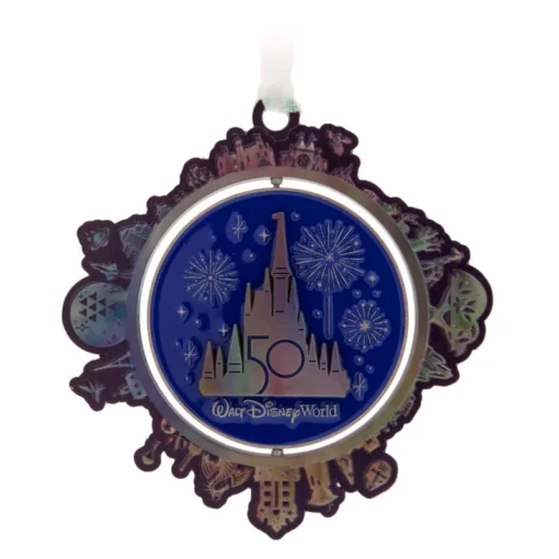 Walt Disney World 50th Anniversary Mickey And Minnie Grand Finale Hanging Ornament