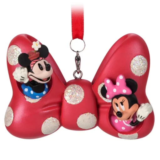 Disney Store Minnie Mouse Bow Hanging Ornament