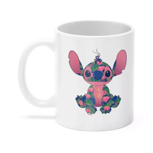 Mulan Stitch Crashes Disney Customisable Mug For Adults, 12 Of 12