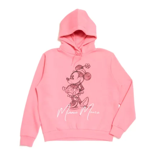 Disney Store Minnie Mouse Ladies' Hooded Sweatshirt